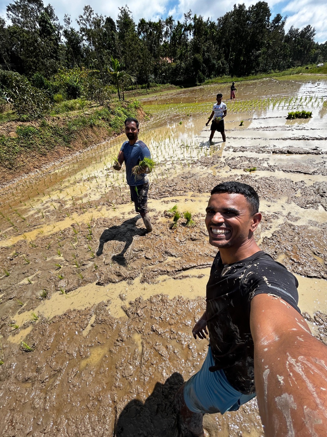 All of us, at the farm in Coorg